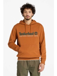 timberland ανδρική μπλούζα φούτερ με κουκούλα και κεντημένο λογότυπο regular fit `established 1973` 