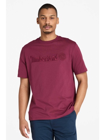timberland ανδρικό t-shirt με ανάγλυφο λογότυπο authentic