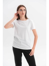 armani exchange γυναικείο t-shirt με logo - xw001366af10356 λευκό