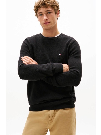 tommy hilfiger ανδρική πλεκτή μπλούζα με λογότυπο regular