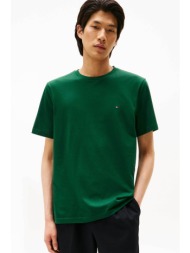 tommy hilfiger ανδρικό t-shirt με λογότυπο regular fit - mw0mw39995 κυπαρισσί