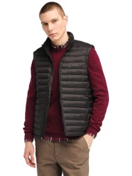 timberland ανδρικό αμάνικο μπουφάν αδιάβροχο με καπιτονέ σχέδιο και logo print `axis peak` - tb0a5wp