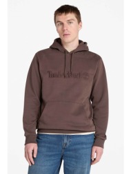 timberland ανδρική μπλούζα φούτερ με κουκούλα και ανάγλυφο λογότυπο regular fit `hampton` - tb0a6vfj