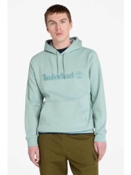 timberland ανδρική μπλούζα φούτερ με κουκούλα και ανάγλυφο λογότυπο regular fit `hampton` - tb0a6vfj