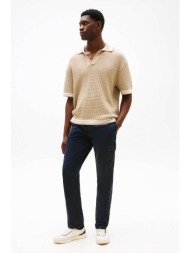 tommy hilfiger ανδρικό παντελόνι cargo μονόχρωμο straight fit - mw0mw39695-** μπλε σκούρο