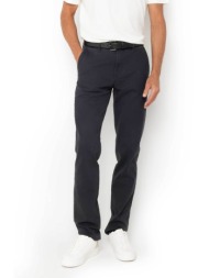 the bostonians ανδρικό chino παντελόνι regular fit `gabardine` - cn10917553 μπλε σκούρο