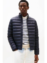 tommy hilfiger ανδρικό μπουφάν με καπιτονέ σχέδιο regular fit - mw0mw39990 μπλε σκούρο