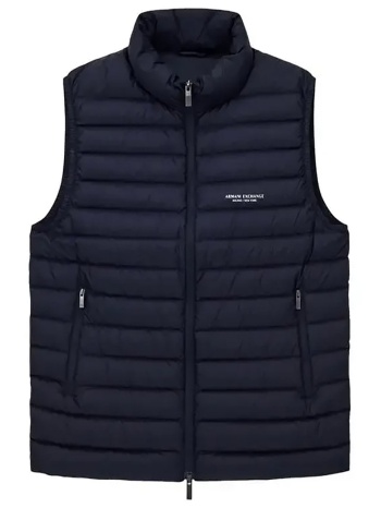 armani exchange ανδρικό αμάνικο μπουφάν με καπιτονέ σχέδιο