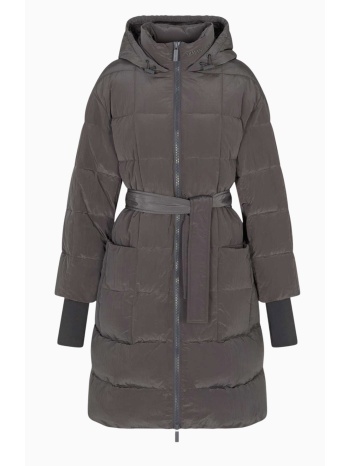 armani exchange γυναικείο μπουφάν μονόχρωμο με καπιτονέ