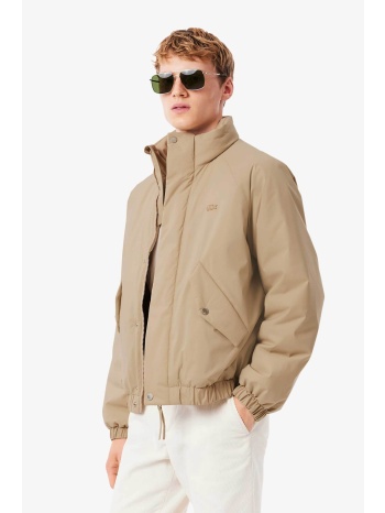 lacoste ανδρικό αδιάβροχο μπουφάν με ψηλό λαιμό και σε προσφορά