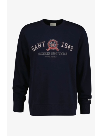 gant ανδρική μπλούζα φούτερ με graphic logo print regular σε προσφορά