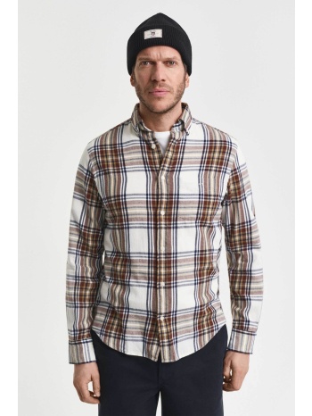 gant ανδρικό πουκάμισο flannel button down με καρό σχέδιο