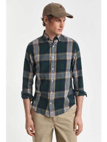 gant ανδρικό πουκάμισο flannel button down με καρό σχέδιο σε προσφορά