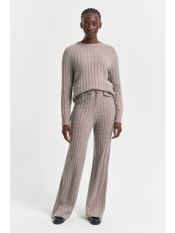 gant γυναικείο μάλλινο παντελόνι με cable knit pattern σε προσφορά