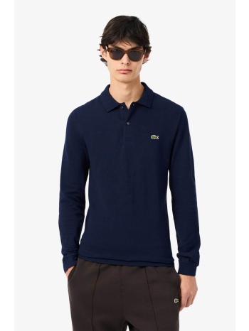 lacoste ανδρική μπλούζα πόλο πικέ με κεντημένο λογότυπο