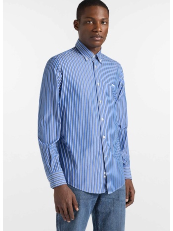 harmont & blaine ανδρικό πουκάμισο button down με ριγέ σε προσφορά