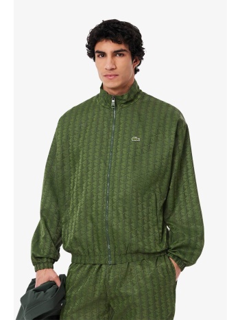 lacoste ανδρικό jacket αδιάβροχο με all-over monogram print σε προσφορά