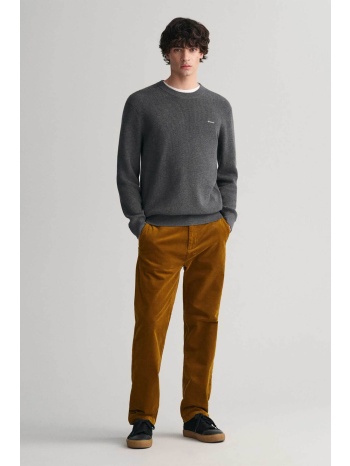 gant ανδρικό chino παντελόνι κοτλέ regular fit (34l) 