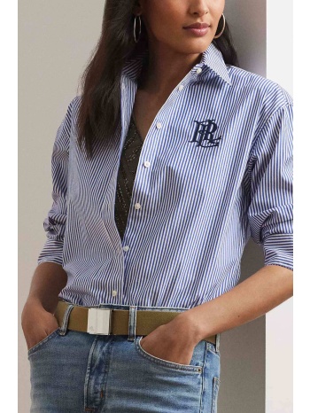 lauren ralph lauren γυναικείο πουκάμισο με ριγέ σχέδιο και