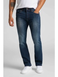 lee® ανδρικό denim παντελόνι πεντάτσεπο slim fit `mvp` - l72asopc denim blue σκούρο
