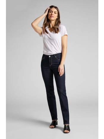 lee γυναικείο τζιν παντελόνι πεντάτσεπο straight fit