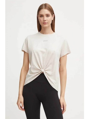 dkny γυναικείο t-shirt με λογότυπο με στρας - dp4t9994 λευκό σε προσφορά