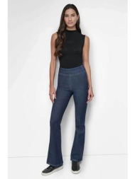 dkny γυναικείο υφασμάτινο παντελόνι - dj4m4022 denim blue σκούρο