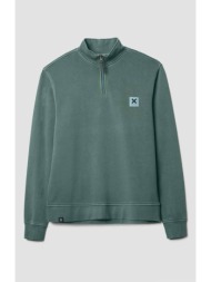 blue banana unisex μπλούζα φούτερ με κεντημένo χ `icon` - aw25ug022icogr14/fw25 πράσινο