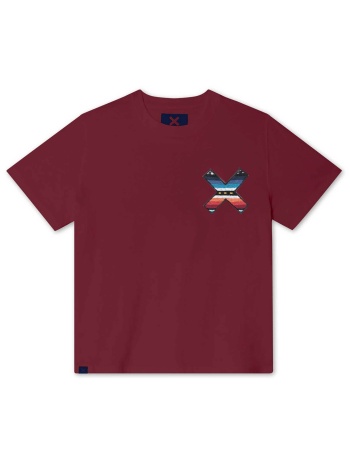 blue banana unisex t-shirt με κεντημένο χ `classic` 