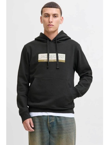 jack & jones ανδρική μπλούζα φούτερ με κουκούλα και σε προσφορά