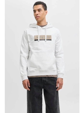 jack & jones ανδρική μπλούζα φούτερ με κουκούλα και σε προσφορά