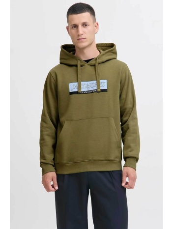jack & jones ανδρική μπλούζα φούτερ με κουκούλα και σε προσφορά