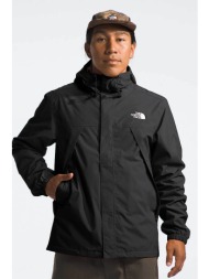 the north face ανδρικό μπουφάν αδιάβροχο `antora` - nf0a7qey4h01 μαύρο