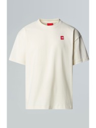 the north face unisex t-shirt μονόχρωμο με logo print `red box` - nf0a8eg5qli1 λευκό