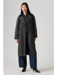levi`s® γυναικεία καμπαρντίνα μονόχρωμη με τσέπες `bree barn` - 003g00000 γκρι