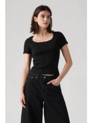 levi`s® γυναικείο t-shirt slim fit `τee` - 003pu0001 μαύρο