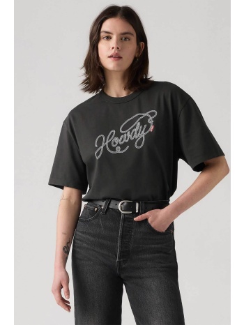 levi`s® γυναικείο t-shirt με lettering relaxed fit `τee` 