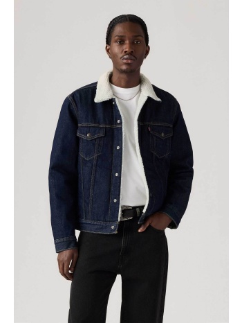 levi`s® ανδρικό denim jacket με εσωτερική faux γούνα