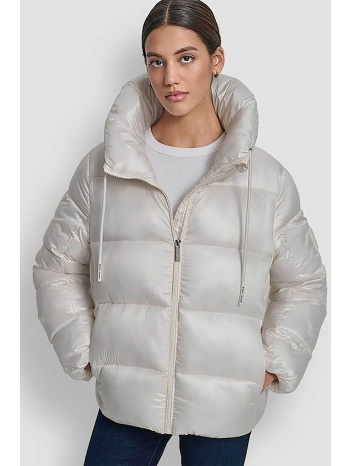 dkny γυναικείο μπουφάν καπιτονέ με ψηλό λαιμό - dj5j6113