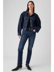 levi`s® γυναικείο ψηλόμεσο τζιν παντελόνι straight fit `501® original` - 125010554 denim blue