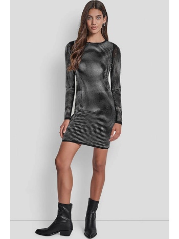 dkny γυναικείο mini φόρεμα με στρας slim fit - dj5d9132 σε προσφορά