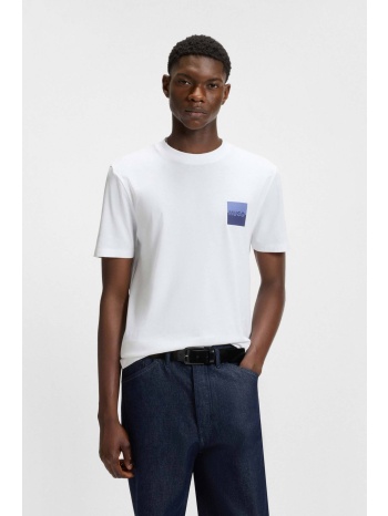 hugo boss ανδρικό t-shirt με λογότυπο - 50544458 λευκό σε προσφορά