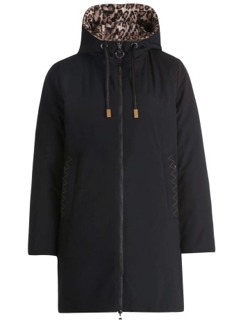 betty barclay γυναικείο μπουφάν με κουκούλα διπλής όψης 