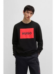 hugo boss ανδρική μπλούζα φούτερ με boxed contrast logo print regular fit `duragol222` - 50467944 μα