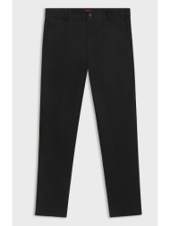 hugo boss ανδρικό παντελόνι μονόχρωμο - 50546286 μαύρο