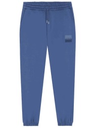 hugo boss ανδρικό παντελόνι φόρμας με λογότυπο - 50542866 μπλε