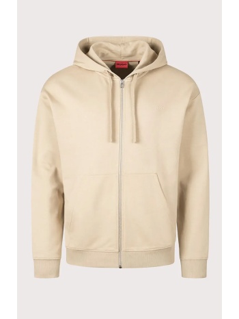 hugo boss ανδρική ζακέτα φούτερ με κουκούλα relaxed fit  σε προσφορά
