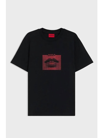 hugo boss ανδρικό t-shirt με λογότυπο regular fit  σε προσφορά