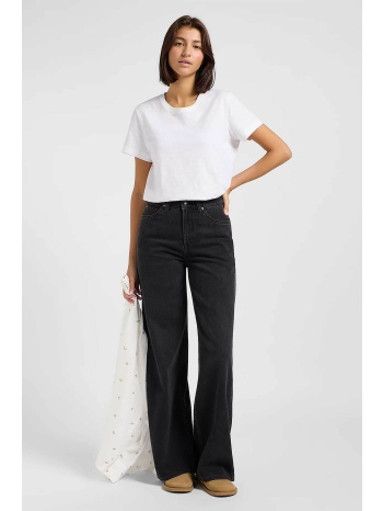 lee® γυναικείο ψηλόμεσο τζιν παντελόνι πεντάτσεπο wide leg