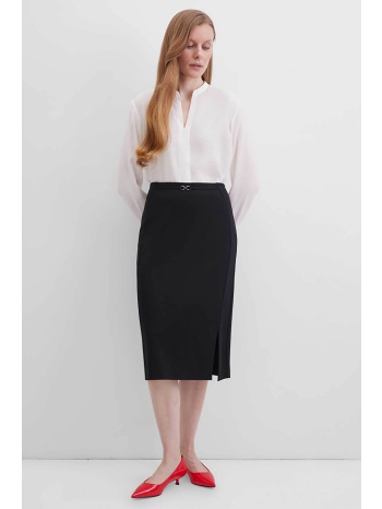 gerry weber γυναικεία πλεκτή midi φούστα με αγκράφα